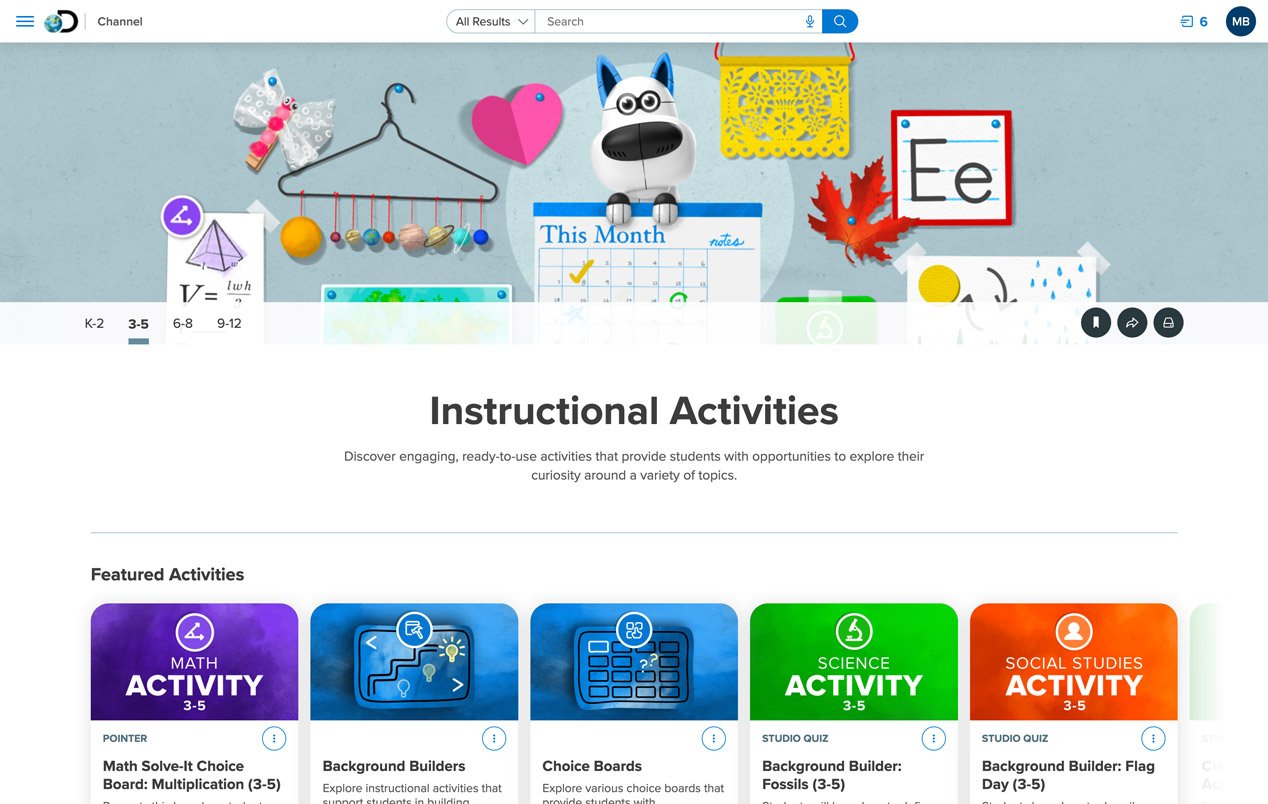 Screenshot of My Classroom